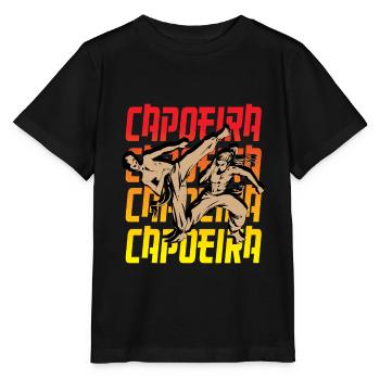 Brazilian Martial Art martial art | Capoeira - Stanley/Stella MINI CREATOR Kids’ T-Shirt - black - Front - Mikhail (115cm)