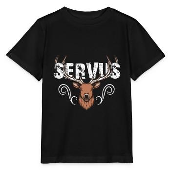 Servus Styria Bavaria Dirndl Women - Stanley/Stella MINI CREATOR Kids’ T-Shirt - black - Front - Mikhail (115cm)