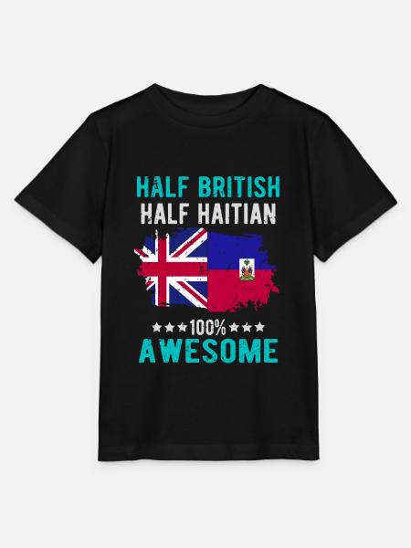 Halb Brite Halb Haitianer - Stanley/Stella Kinder T-Shirt MINI CREATOR - Schwarz