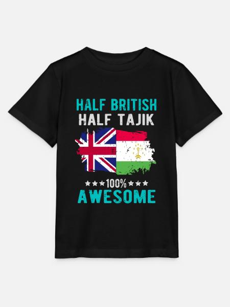 Halb Brite Halb Tadschiken - Stanley/Stella Kinder T-Shirt MINI CREATOR  - Schwarz