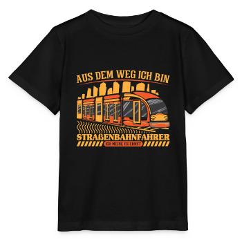 Straßenbahn Straßenbahnfahrer S-Bahn - Stanley/Stella Kinder T-Shirt MINI CREATOR  - Schwarz - Vorne - Mikhail (115cm)