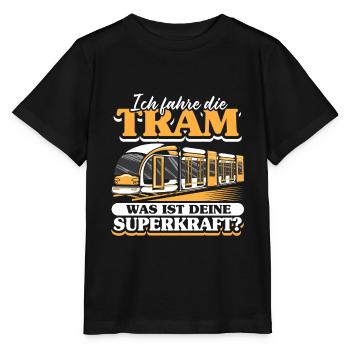Straßenbahn Straßenbahnfahrer S-Bahn - Stanley/Stella Kinder T-Shirt MINI CREATOR  - Schwarz - Vorne - Mikhail (115cm)