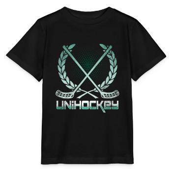 Floorball - T-shirt bio MINI CREATOR Stanley/Stella Enfant - noir - Devant - Mikhail (115cm)