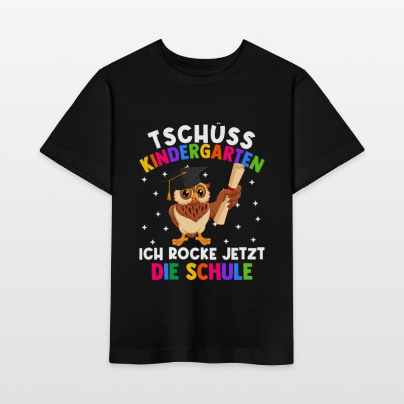 Bye Kindergarten Einschulung Schulkind Eule Stanley/Stella Kinder T-Shirt MINI CREATOR 