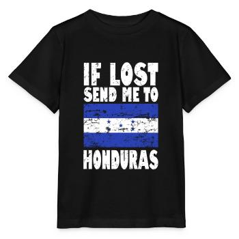 Honduras Flagge Spruch - Stanley/Stella Kinder T-Shirt MINI CREATOR  - Schwarz - Vorne - Mikhail (115cm)