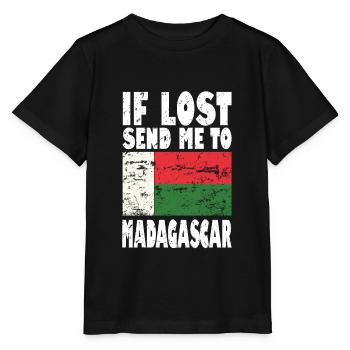Drapeau de Madagascar - T-shirt bio MINI CREATOR Stanley/Stella Enfant - noir - Devant - Mikhail (115cm)