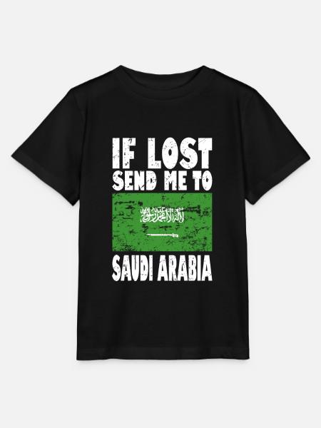 Saudi Arabien Flagge Spruch - Stanley/Stella Kinder T-Shirt MINI CREATOR - Schwarz