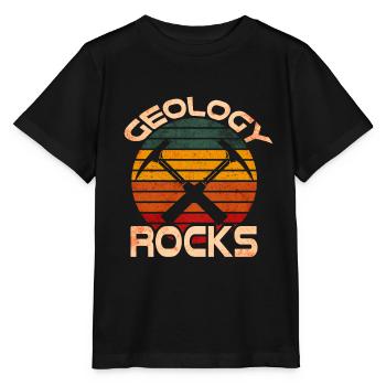 Géologie des roches - T-shirt bio MINI CREATOR Stanley/Stella Enfant - noir - Devant - Mikhail (115cm)