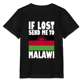 Malawi Flag Saying - Stanley/Stella MINI CREATOR Kids’ T-Shirt - black - Front - Mikhail (115cm)