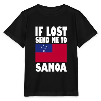 Samoa Flagge Spruch - Stanley/Stella Kinder T-Shirt MINI CREATOR  - Schwarz - Vorne - Mikhail (115cm)