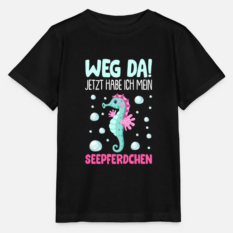 Seepferdchen Abzeichen Seepferdchen bestanden 2022 - Stanley/Stella Kinder T-Shirt MINI CREATOR  - Schwarz