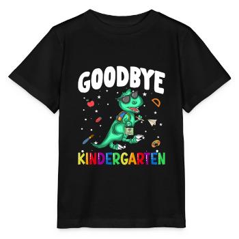 Goodbye Kindergarten Dino Schultüte - Stanley/Stella Kinder T-Shirt MINI CREATOR  - Schwarz - Vorne - Mikhail (115cm)