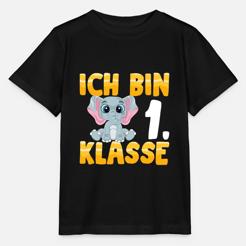 Ich bin 1. Klasse - Stanley/Stella Kinder T-Shirt MINI CREATOR  - Schwarz