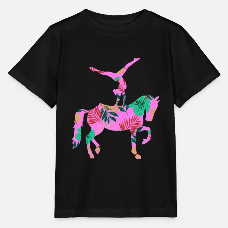 Voltigieren - Stanley/Stella Kinder T-Shirt MINI CREATOR  - Schwarz