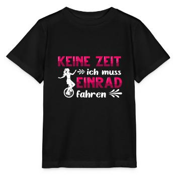 Einrad - Stanley/Stella Kinder T-Shirt MINI CREATOR  - Schwarz - Vorne - Mikhail (115cm)