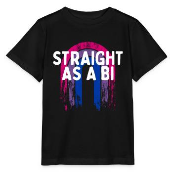 Hétéro comme un bisexuel Dictons Bi Pride Citations - T-shirt bio MINI CREATOR Stanley/Stella Enfant - noir - Devant - Mikhail (115cm)