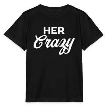 Her Crazy - Stanley/Stella MINI CREATOR Kids’ T-Shirt - black - Front - Mikhail (115cm)