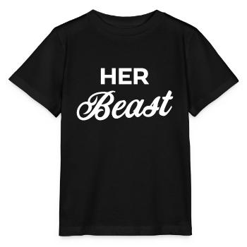 Her Beast - Stanley/Stella MINI CREATOR Kids’ T-Shirt - black - Front - Mikhail (115cm)