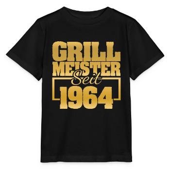 1964 - Stanley/Stella Kinder T-Shirt MINI CREATOR  - Schwarz - Vorne - Mikhail (115cm)