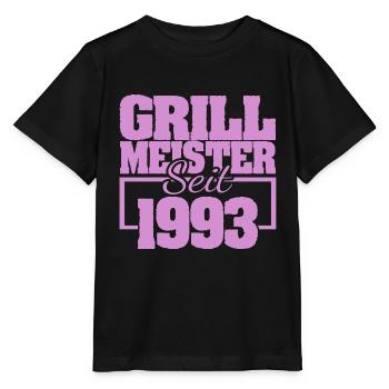 1993 - Stanley/Stella Kinder T-Shirt MINI CREATOR  - Schwarz - Vorne - Mikhail (115cm)