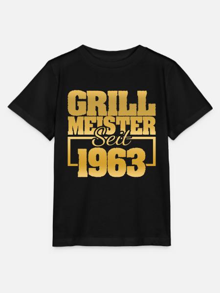 Grillinstructor 1963 - Stanley/Stella Kinder T-Shirt MINI CREATOR - Schwarz