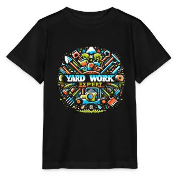 Yard Work Expert 18 - Stanley/Stella MINI CREATOR Kids’ T-Shirt - black - Front - Mikhail (115cm)