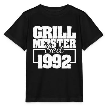 1992 - Stanley/Stella Kinder T-Shirt MINI CREATOR  - Schwarz - Vorne - Mikhail (115cm)
