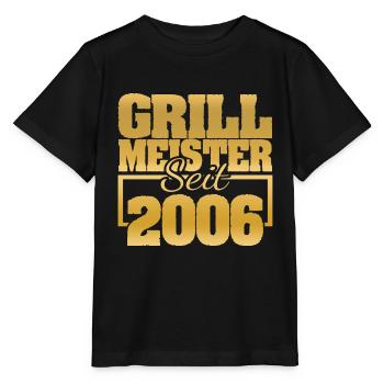 Viandes grillées 2006 - T-shirt bio MINI CREATOR Stanley/Stella Enfant - noir - Devant - Mikhail (115cm)