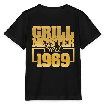 1969 - T-shirt bio MINI CREATOR Stanley/Stella Enfant - noir - Devant - Mikhail (115cm)