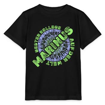 Marinus as an employee - Stanley/Stella MINI CREATOR Kids’ T-Shirt - black - Front - Mikhail (115cm)