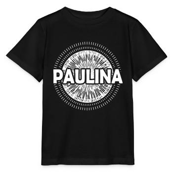 Geschenkidee Paulina - Stanley/Stella Kinder T-Shirt MINI CREATOR  - Schwarz - Vorne - Mikhail (115cm)