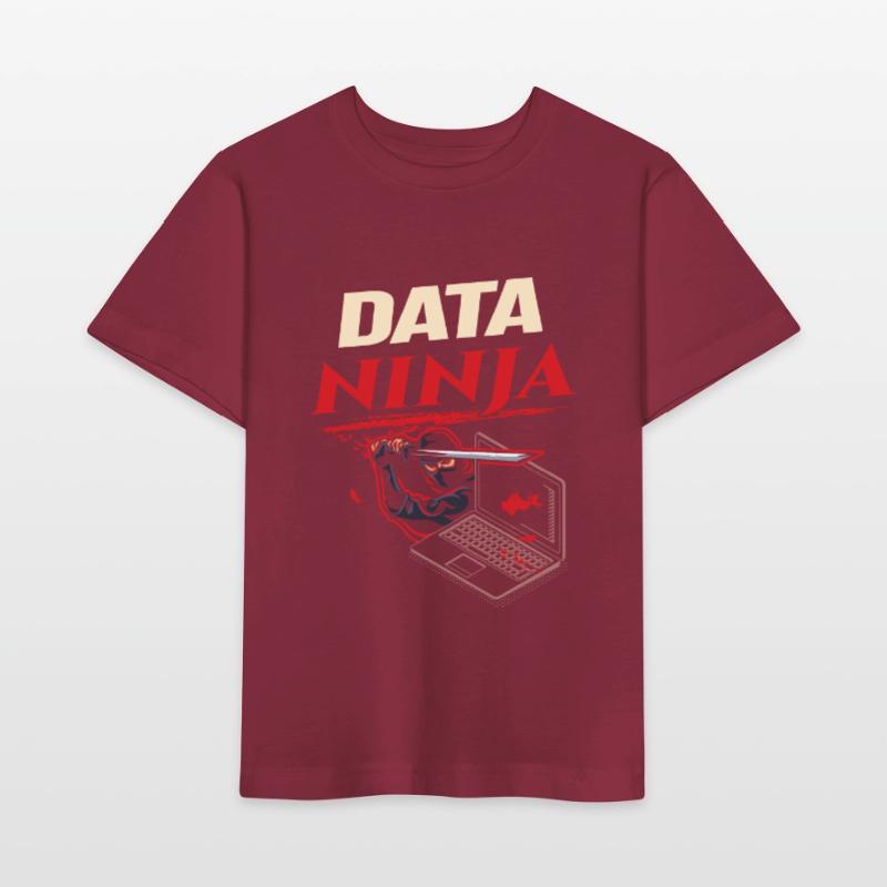 Data Ninja computer programming coder Stanley/Stella MINI CREATOR Kids’ T-Shirt
