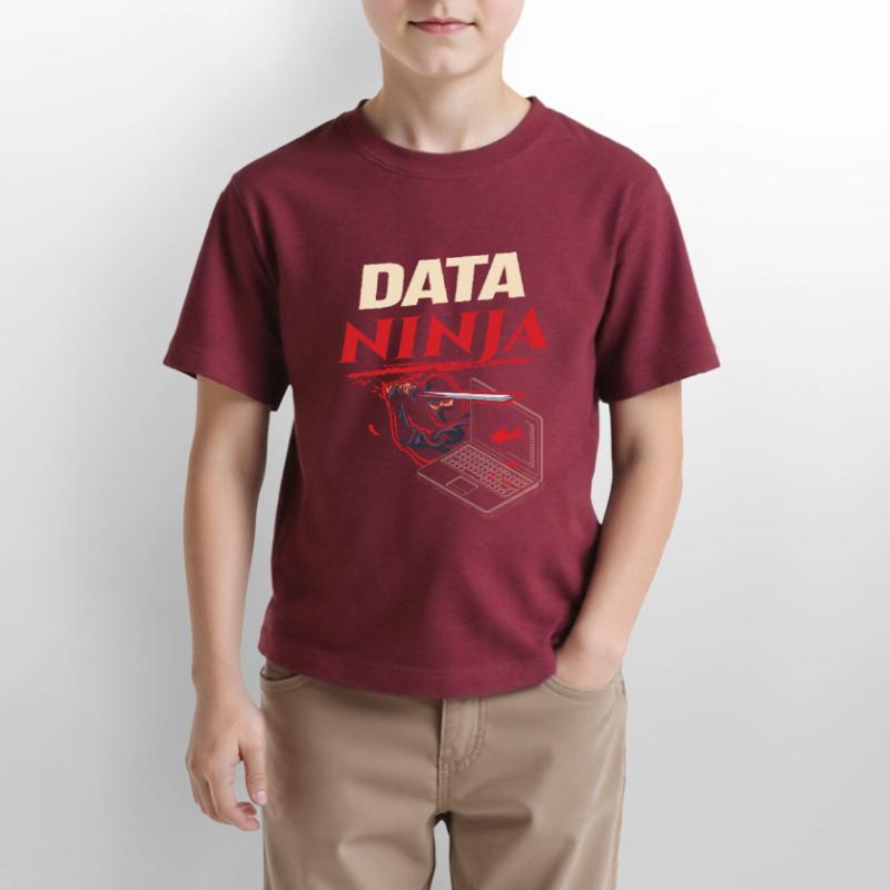 Data Ninja computer programming coder Stanley/Stella MINI CREATOR Kids’ T-Shirt