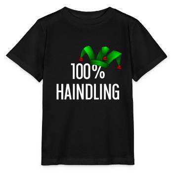 100 Prozent Haindling Joker Cap - Stanley/Stella Kinder T-Shirt MINI CREATOR  - Schwarz - Vorne - Mikhail (115cm)