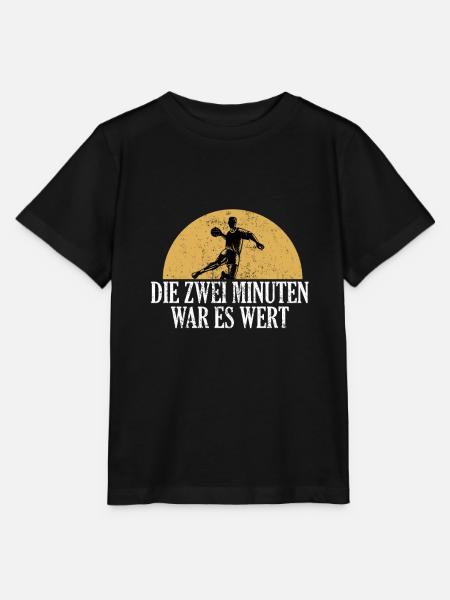 Handball 2 Minuten Strafe war es wert Geschenk - Stanley/Stella Kinder T-Shirt MINI CREATOR  - Schwarz