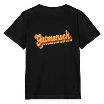 Gutmensch - Stanley/Stella Kinder T-Shirt MINI CREATOR  - Schwarz - Vorne - Mikhail (115cm)