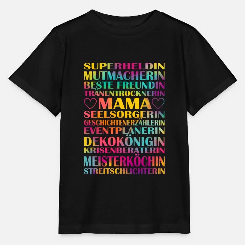 Fête des Mères - T-shirt bio MINI CREATOR Stanley/Stella Enfant - noir