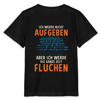 Tischfußball Kickern Tischkicker Sport Kicker - Stanley/Stella Kinder T-Shirt MINI CREATOR  - Schwarz - Vorne - Mikhail (115cm)