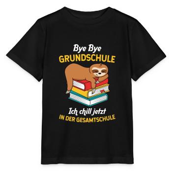 Grundschulabschluss Gesamtschule 5. Klasse - Stanley/Stella Kinder T-Shirt MINI CREATOR  - Schwarz - Vorne - Mikhail (115cm)