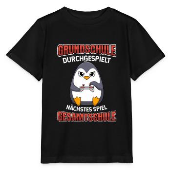 Grundschulabschluss Gesamtschule 5 Klasse - Stanley/Stella Kinder T-Shirt MINI CREATOR  - Schwarz - Vorne - Mikhail (115cm)