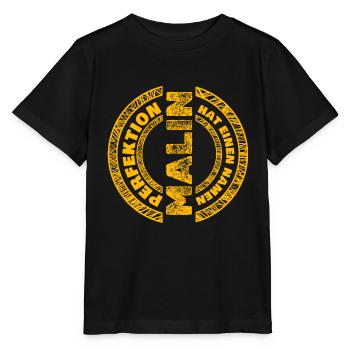 Perfekt Malin - Stanley/Stella Kinder T-Shirt MINI CREATOR  - Schwarz - Vorne - Mikhail (115cm)