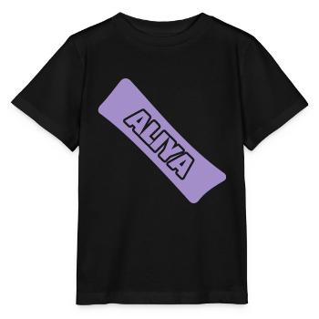 Naissance Aliya - T-shirt bio MINI CREATOR Stanley/Stella Enfant - noir - Devant - Mikhail (115cm)