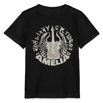 Geschenk für Amelia - Stanley/Stella Kinder T-Shirt MINI CREATOR  - Schwarz - Vorne - Mikhail (115cm)