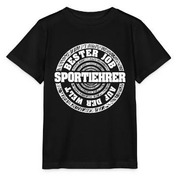 Job Sportlehrer - Stanley/Stella Kinder T-Shirt MINI CREATOR  - Schwarz - Vorne - Mikhail (115cm)