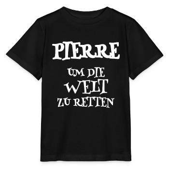 Pierre - T-shirt bio MINI CREATOR Stanley/Stella Enfant - noir - Devant - Mikhail (115cm)
