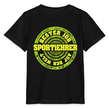 Physical education as a job - Stanley/Stella MINI CREATOR Kids’ T-Shirt - black - Front - Mikhail (115cm)