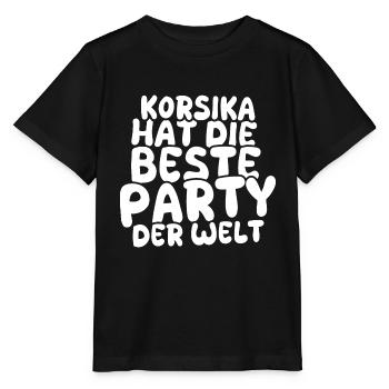 Korsika - Stanley/Stella Kinder T-Shirt MINI CREATOR  - Schwarz - Vorne - Mikhail (115cm)