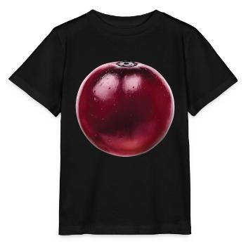 Pflaume Frucht Geschenk - Stanley/Stella Kinder T-Shirt MINI CREATOR  - Schwarz - Vorne - Mikhail (115cm)