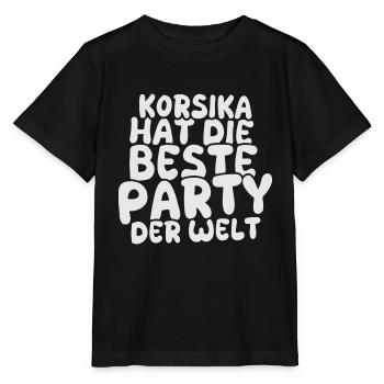Korsika - Stanley/Stella Kinder T-Shirt MINI CREATOR  - Schwarz - Vorne - Mikhail (115cm)
