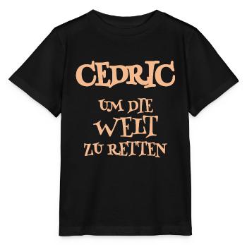 Helfer Cedric - Stanley/Stella Kinder T-Shirt MINI CREATOR  - Schwarz - Vorne - Mikhail (115cm)